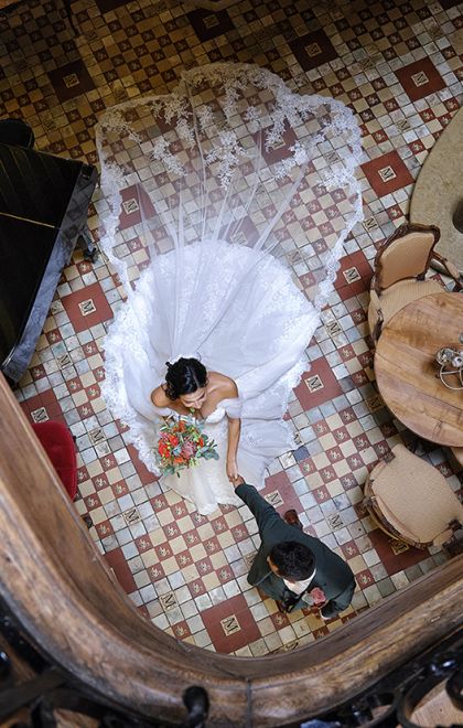 Une photo des mariés prise par Studio Prezzo
