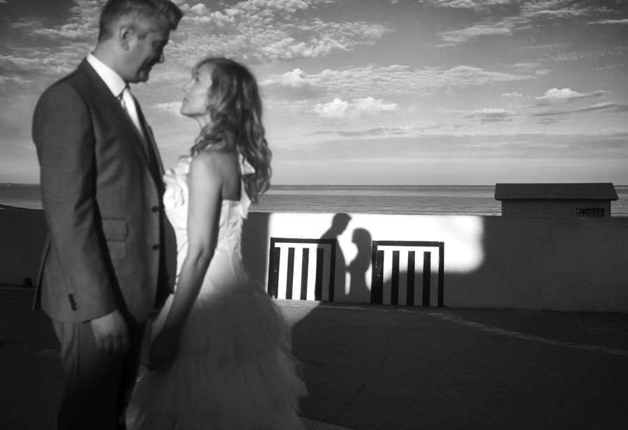 Photographe mariage noir et blanc Annecy
