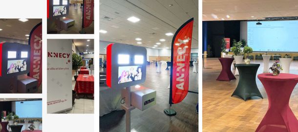 location photobooth entreprise Annecy